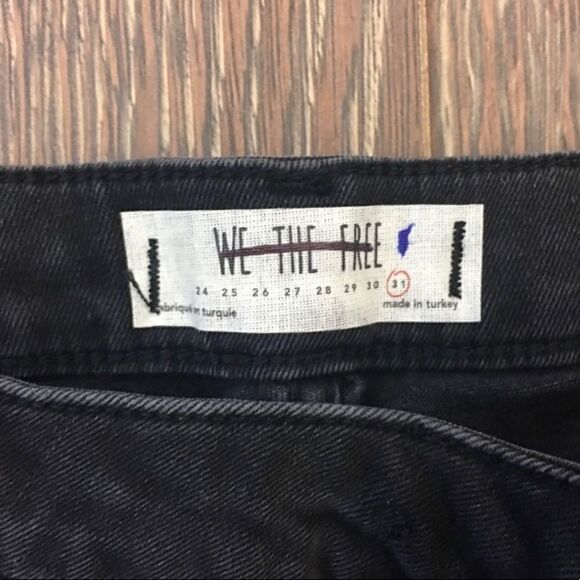 #100 WE THE FREE Fringe Hem Stretch Jeans - Picture 6 of 6